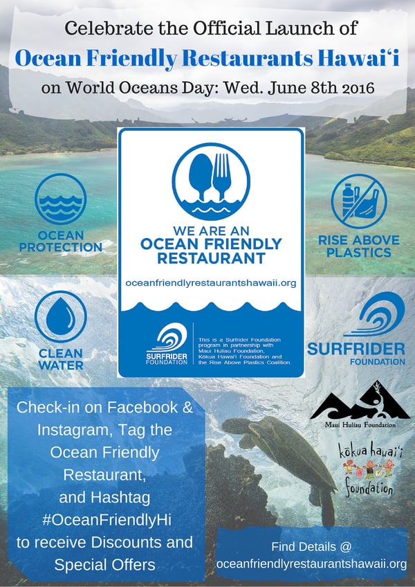 Ocean Friendly Restaurants Hawaii