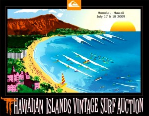 Hawaiian Islands Vintage Surf Auction